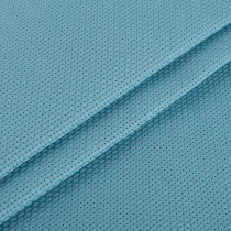 Канва K03 " Gamma" Aida №11 цв. 100% хлопок 50 х 50 см ± 2 см голубой