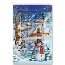 Набор для вышивания " PANNA" OT- 1657 ( ОТ- 1657 ) " Открытка. Зимний вечер" 